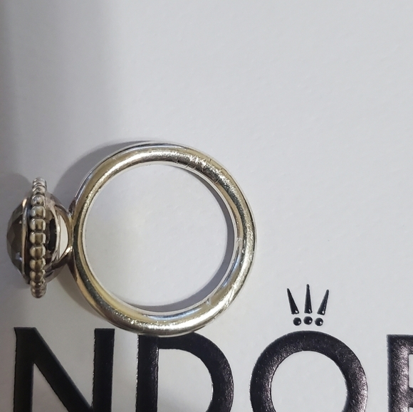 Pandora sterling silver CZ Brilliant Legacy Halo Ring size 56 - Picture 8 of 10